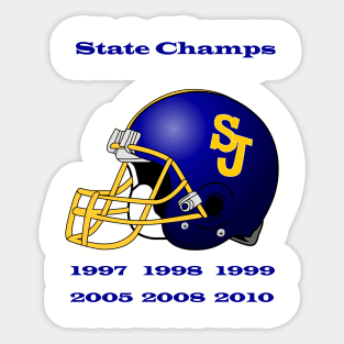 Delphos St. John's Football Championships Sticker